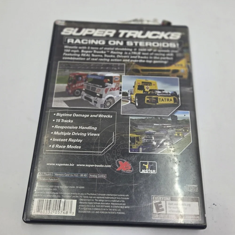Super Trucks Racing PS2 PlayStation 2 Game Black Label Complete CIB Manual